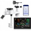 VEVOR Meteorologická Stanica 7 v 1 s 19,05 cm VA Displejom, Wi-Fi a Aplikáciou