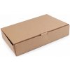 Papierová krabička - (16 x 23,5 cm) hnedá prírodná (40 ks)