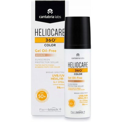 Heliocare 360° gél Oil-Free Bronze SPF50+ 50 ml