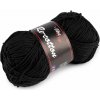 Bavlnená pletacia priadza Re-Cotton 50 g - (81001) čierna