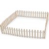 Drevený plot tvarovateľný 90 cm - 1 ks 2 (5 cm) prírodná svetlá