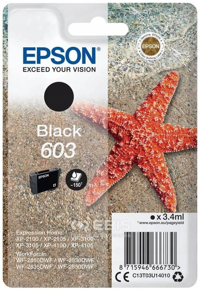 Epson 603 Black - originálny