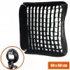 Godox SGUV6060 Quick softbox s voštinou 60x60cm s držiakom pre speedlite blesk