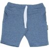 Bettymode Chlapčenské krátke nohavice šedo-modrý melír, 140