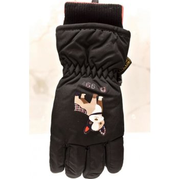 Echt Doggy detské čierne lyžiarske rukavice od 10,5 € - Heureka.sk