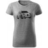 T-ričko Alfa Romeo Mito dámske tričko Farba trička: Tmavosivá, Farba potlače: Čierna, Veľkosť: S