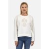 MIKINA LA MARTINA WOMAN FLEECE CREWNECK L/S SPRI OFF WHITE