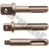TRIUMF sada ADAPTÉRov , VÝSTUP 1/4“- 3/8” - 1/2”, SDS upnutie, 3 - dielna