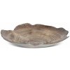 EUROFIRANY DEKORAČNÝ SKLENENÝ tanier PARI 04 43 x 41 x 8 cm HNEDÁ