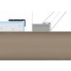 Schodová hrana šírka 2,45 x 1 cm, dĺžka 270 cm - šampaň matná