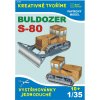 Papierový model - Buldozer Stalinets S-80