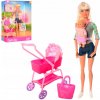 Bábika s kočíkom Girls, hračka pre malé dievčatá