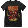 Rock off metal AC-DC Back in Black Tour 1980 čierne
