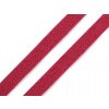 Šnúra plochá / dutinka šírka 10 mm - 10 m 3 pink