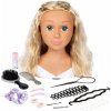 Smoby: Hlava bábiky na česanie a líčenie - Blond vlasy