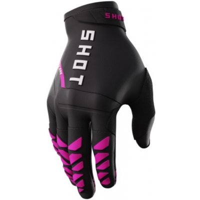 Motokrosové rukavice Shot Core pink