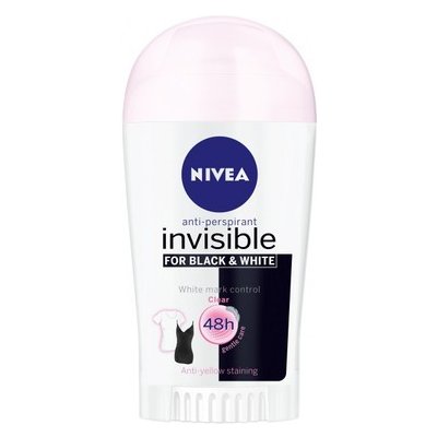 Nivea Invisible For Black & White Clear deostick 50 ml