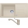 Franke BSG 611-78/39 sahara s excentrom + Franke FC 9541.082 NOVARA PLUS sahara