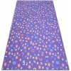 Dywany Lusczow Detský kusový koberec NUMBERS fialový, veľkosť 150x150