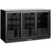 Barová chladnička s trojitými posuvnými dverami, Arktic, 308L, Čierna, 220-240V/160W, 1350x520x(H)865mm