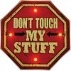 FOREVER LIGHT RETRO METAL SIGN LED dekorácia DONT TOUCH FLR-04 (RTV100464)