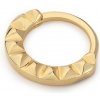 Lillian Vassago Zlatý zdobený piercing krúžok LLV92-GPI019SP
