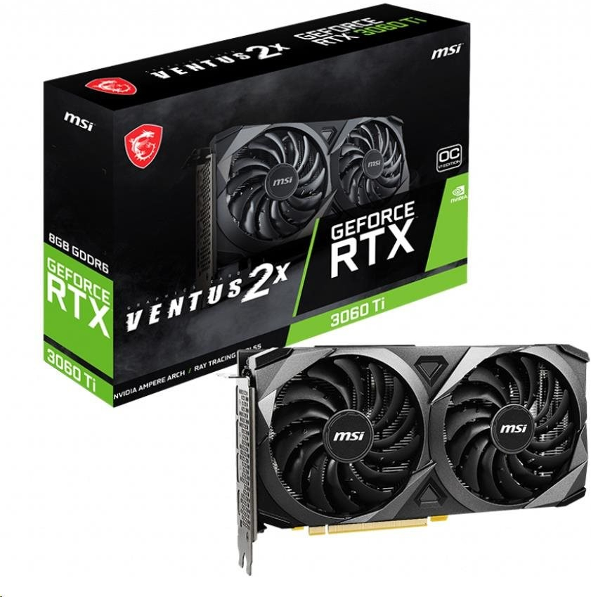 MSI GeForce RTX 3060 TI VENTUS 2X 8G OC V1 LHR