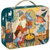 Janod Puzzle v kufríku Magická škola