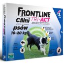 Veterinárny prípravok Frontline Tri-Act Spot-On Dog M 10-20 kg 3 x 2 ml