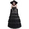 Devil Fashion šaty Black Gothic Sexy Retro