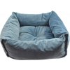 HOME Pelech pre zvieratá šedo-modrá 35x35x20 cm