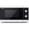 Sharp YC-MS01E-W mikrovlnná rúra Na pracovnú dosku Sólo mikrovlnná rúra 20 L 800 W Čierna, Biela (YC-MS01E-W)