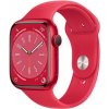 Apple Watch 8 GPS + Cellular 45mm RED Aluminium Case with RED Sport Band MNKA3CS/A - Smart hodinky