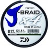 Daiwa Splietaná Šnúra J-Braid 4 Žltá 135 m-Priemer 0,13 mm / Nosnosť 5,9 kg