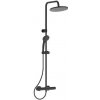 Ideal Standard CeraTherm - Sprchový set T25 s termostatom, 20 cm, 1 prúd, čierna A7546XG
