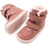 Protetika DETSKÉ BAREFOOT ZIMNÉ TOPÁNKY LORA OLD PINK TEX