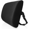 YKZ J003 bedrový vankúš, opierka do auta, čierna 34x32x11 cm