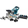 Makita DLS714NPT2 Aku pokosová pila 190mm, Li-ion LXT 2x18V/5,0 Ah