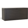 PROSPERPLAST Záhradný box WOODEBOX 280 l hnedý