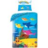 Halantex Obliečky Baby Shark Poklad Bavlna 140x200 70x90