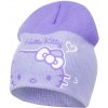 Detská fialová čiapka Hello Kitty