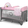 Lionelo Lionelo - Cestovná postieľka FLOWER Flamingo LN0322 + záruka 3 roky zadarmo + záruka 3 roky zadarmo