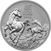 Strieborná investičná minca Year of the Horse Rok Koňa Lunárna 1/2 Oz 2026