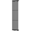 Mexen Tulsa, vykurovacie teleso 1600 x 420 mm, 613 W, čierna, W219-1600-420-00-70