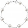 Evolution Group strieborný náramok s pravými perlami 23008.1