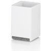 KELA Pohár Cube polyresin biela KL-23692