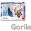 Dino ľadové kráľovstvo Anna a Elsa 2x77 dielov