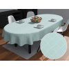 Biante Teflónový oválny obrus Milano TF-050 - svetlo mentolový 100x160 cm