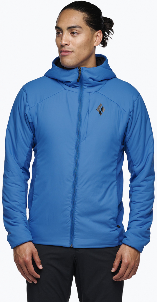 Black Diamond pánska bunda First Light Hybrid Hoody drifter blue