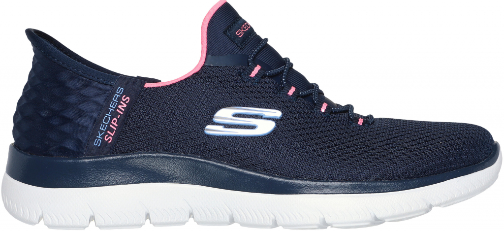 Skechers dámska obuv Slip Ins Summits Diamond Dream na športovú chôdzu tmavomodrá